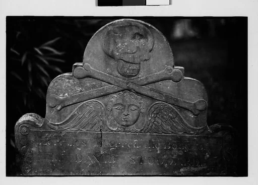 [Five 35mm Film Frames: Gravestone, Beaufort or Charleston, South Carolina?]