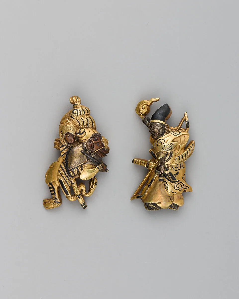 Pair of Sword-Grip Ornaments (Menuki) — Unknown