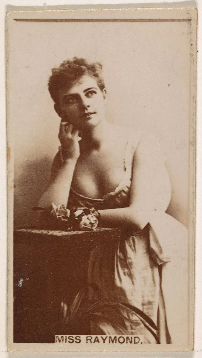 Frankie Raymond, from the Actresses series (N245) issued by Kinney Brothers to promote Sweet Caporal Cigarettes — Kinney Brothers Tobacco Company