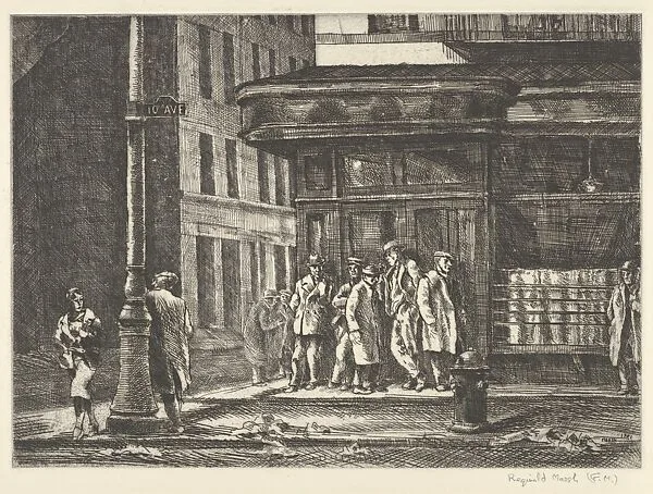 Tenth Ave. at 27th St. — Reginald Marsh