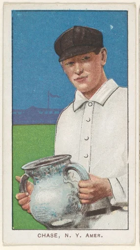 Chase, New York, American League, from the White Border series (T206) for the American Tobacco Company