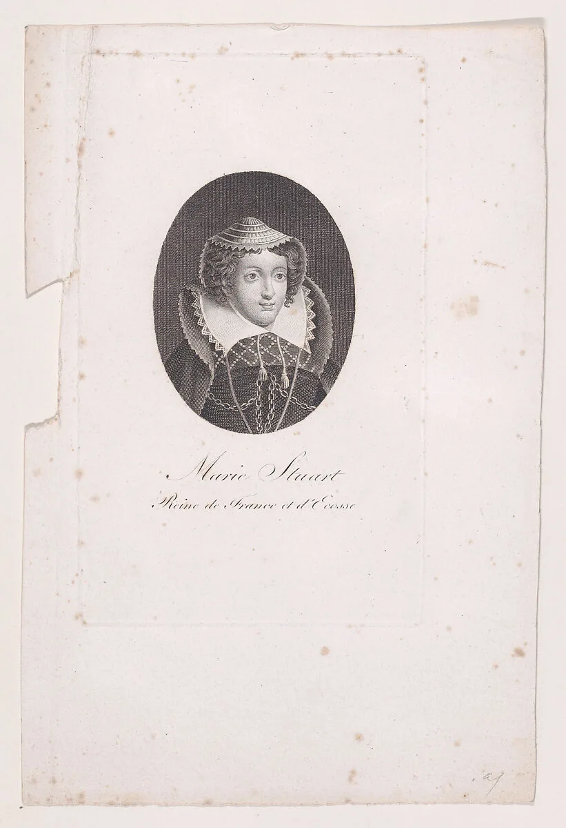 Portrait of Mary, Queen of Scots — Anonymous, French, 18th century