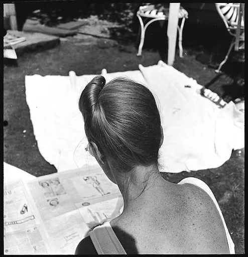 [Back of Ann Fuller's Head, Stonington, Connecticut]