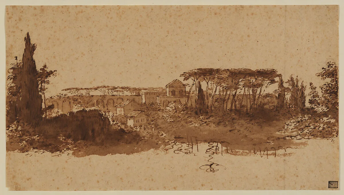 Roman Landscape — Claude Lorrain (Claude Gellée)