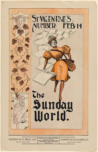 The New York World: St. Valentine's Day Number, February 14th — F. Gilbert Edge|The New York World