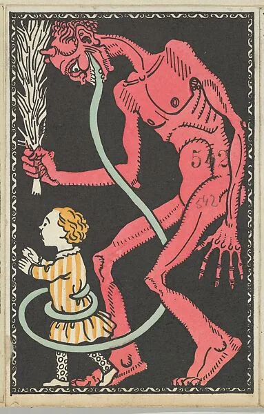 Krampus Card — Unknown|Wiener Werkstätte