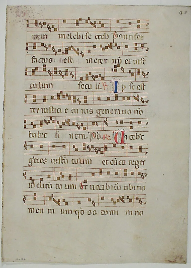 Bifolium from an Antiphonary — Unknown