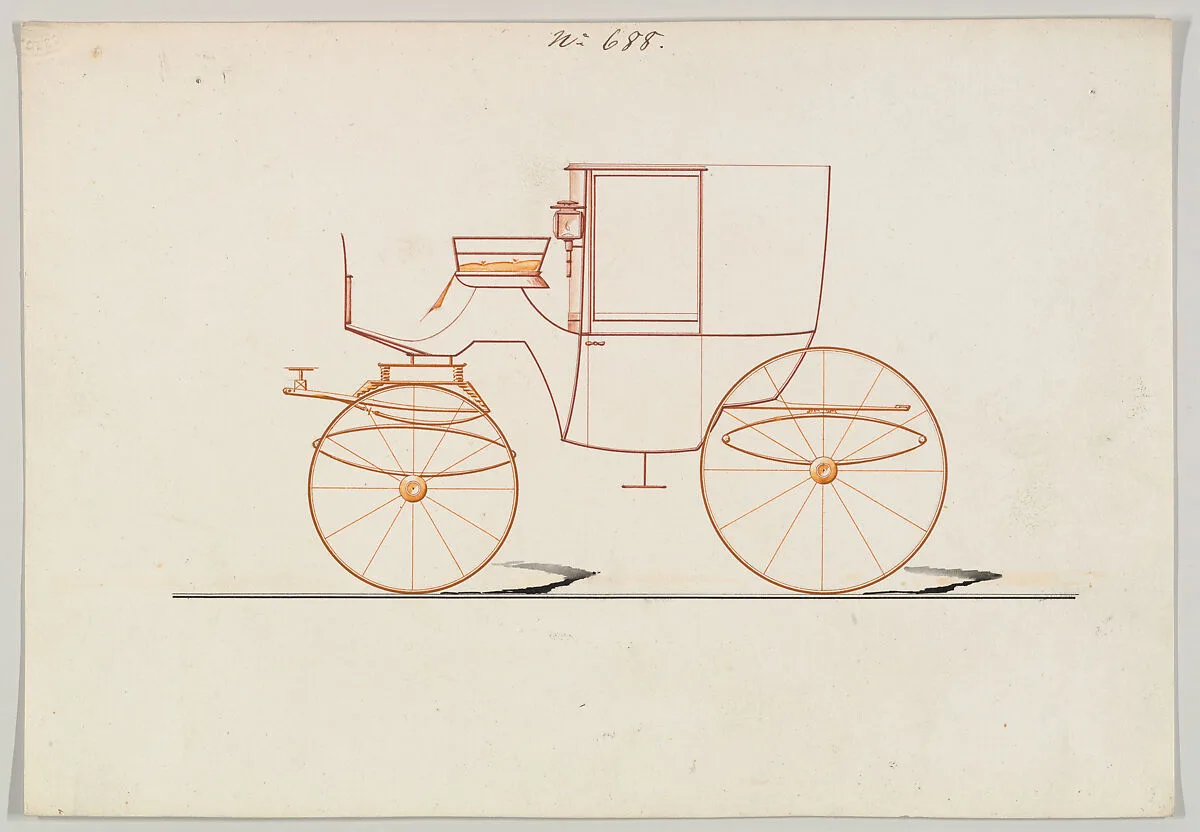 Design for Coupé, no. 688 — Brewster & Co.