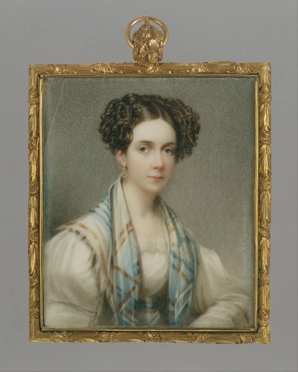 Portrait of a Lady — Henry Inman|Thomas Seir Cummings