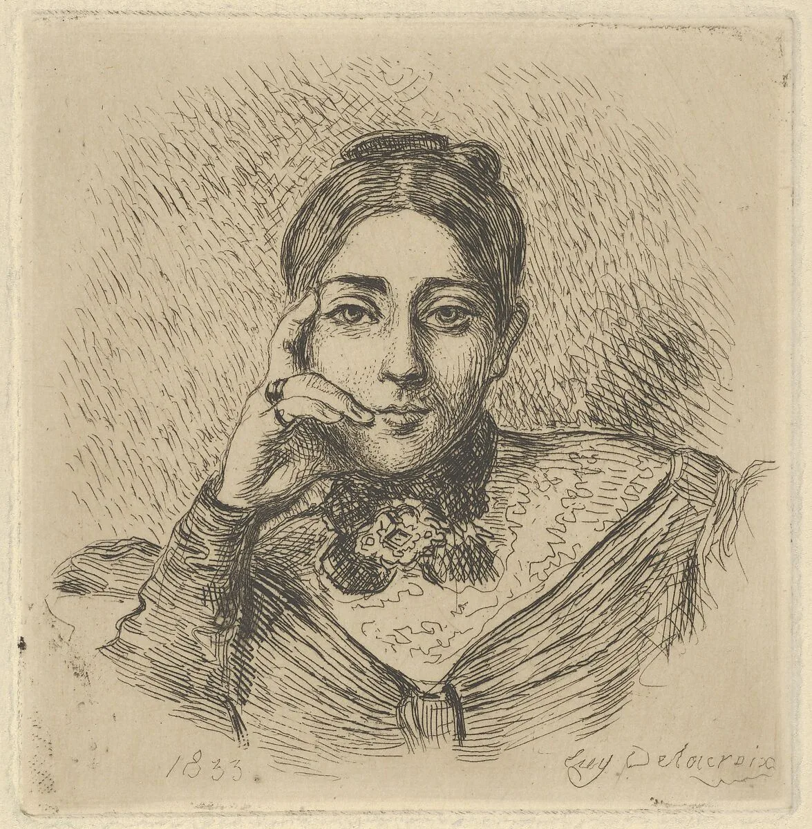Portrait of Madame Frédéric Villot — Eugène Delacroix