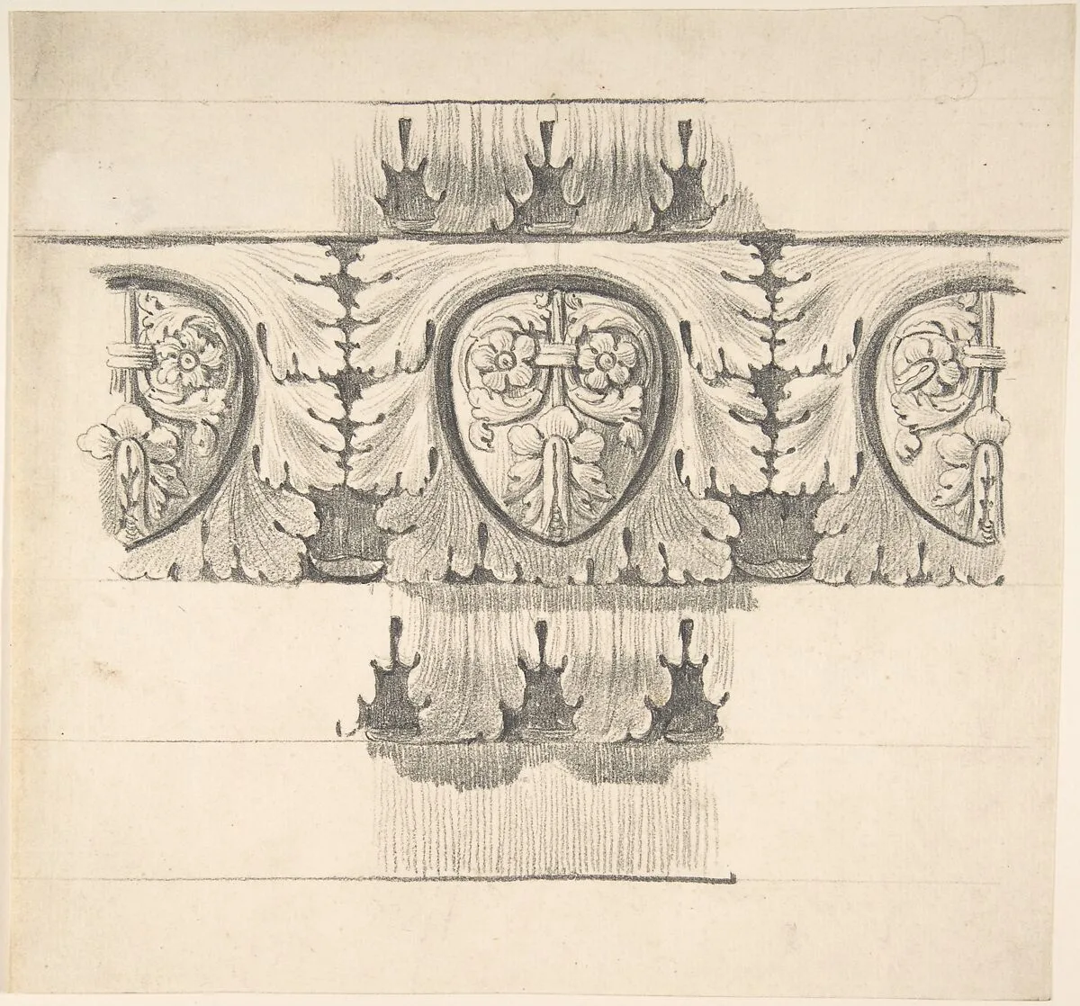 Classical Design Element with Leaves and Vines — Thomas Hardwick