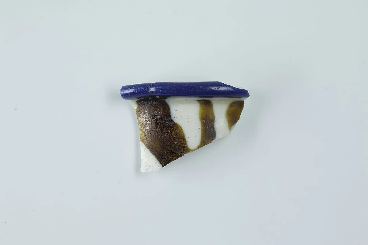 Rim Fragment of a Glass Vessel — Unknown
