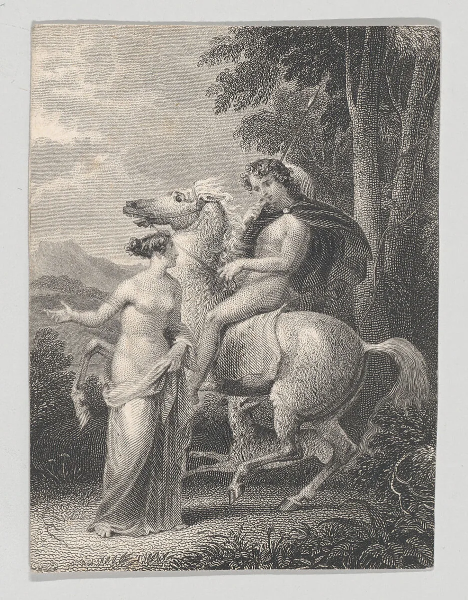 Venus and Adonis (Shakespeare, Poems, Verse 3, line 13) — William Shakespeare|Charles Rolls|Henry Corbould