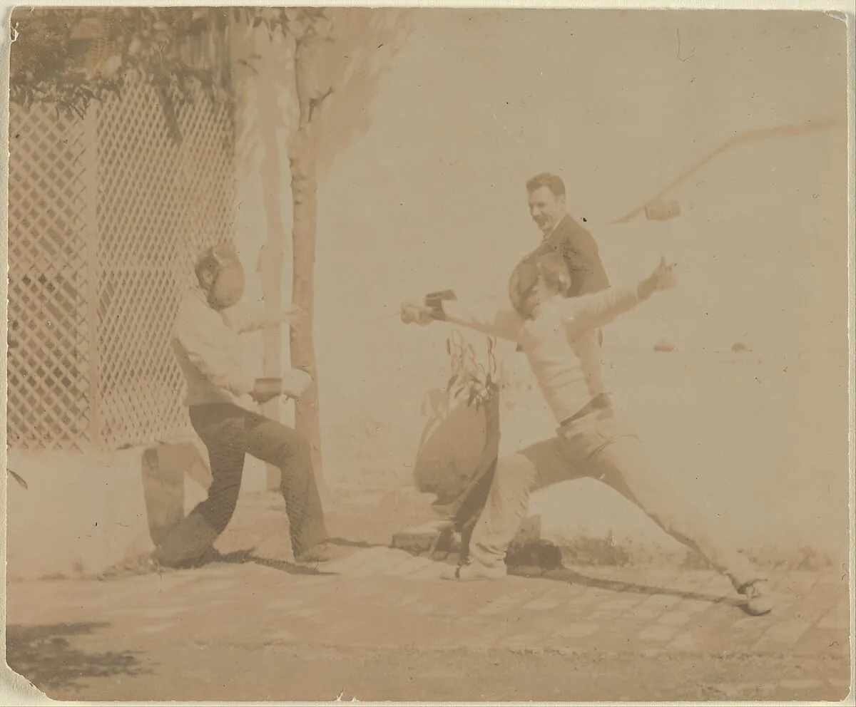 Edmund Quinn Fencing — Thomas Eakins