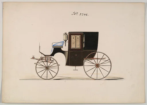 Design for Brougham, no. 3346
