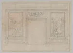 The Breakers: Door Wall Elevation with Painted Scenes — Ogden Codman, Jr.|Ogden Codman, Jr.