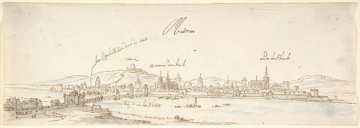 View of Mâcon Seen from the East — Jan Peeters