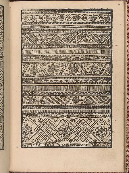 Modelbuch new, aller Art, Nehens und Stickens (page 14r) — Hermann Gülfferich|Riviere & Son(s)