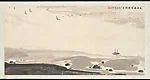 近代 亞明 東渡扶桑圖 橫軸|East-crossing to Japan