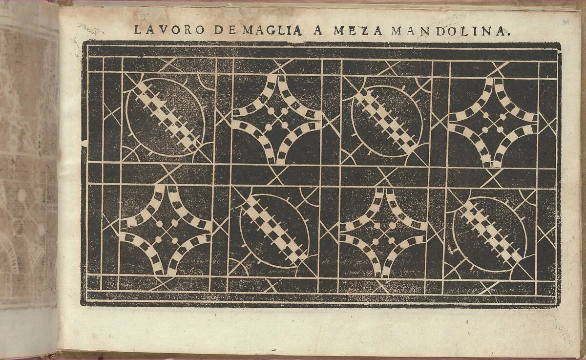 Studio delle virtuose Dame, page 34 (recto) — Isabella Catanea Parasole|Antonio Fachetti