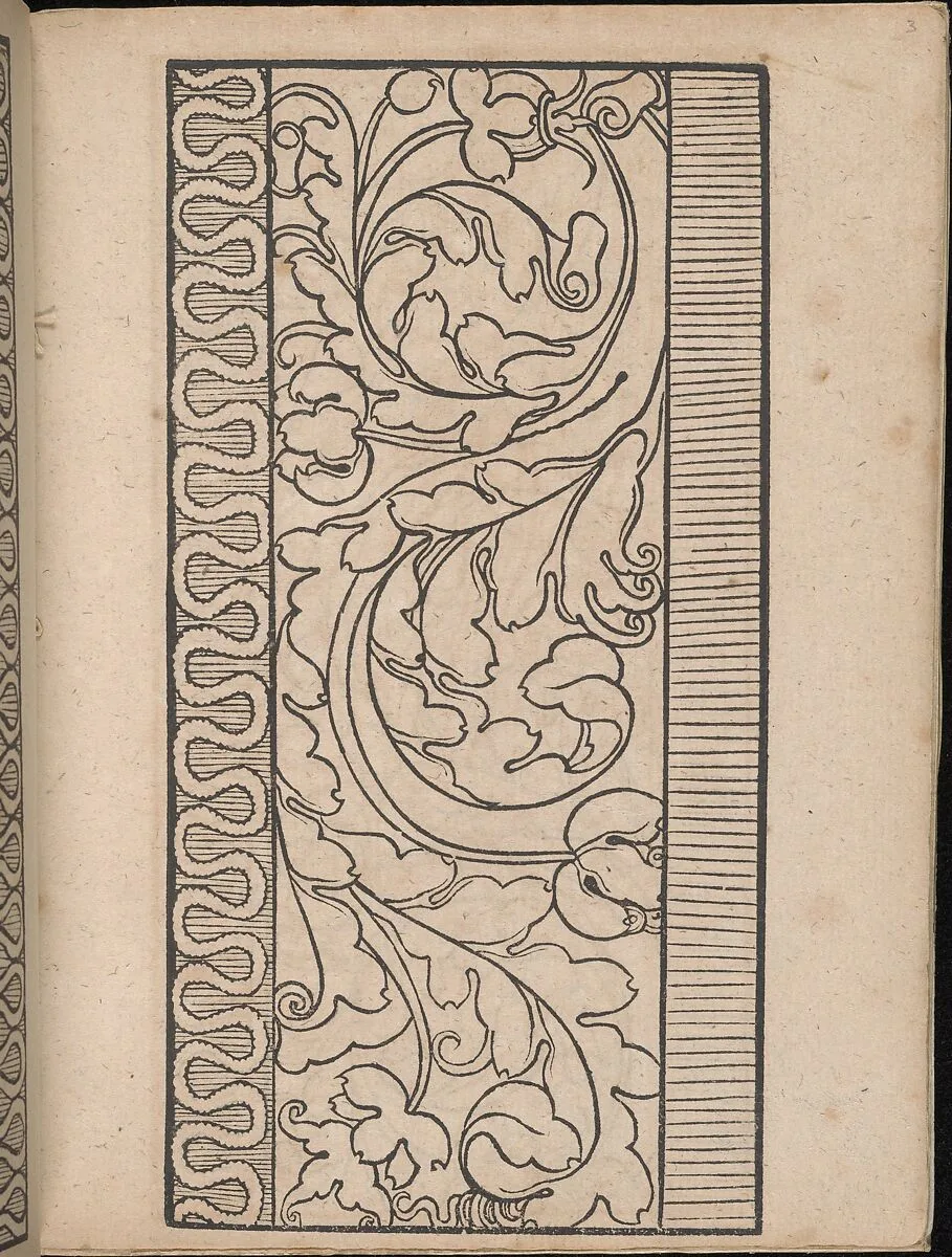 Ein new Modelbuch..., page 2 (recto) — Johann Schönsperger the Younger