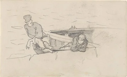 Two Men in Boat
