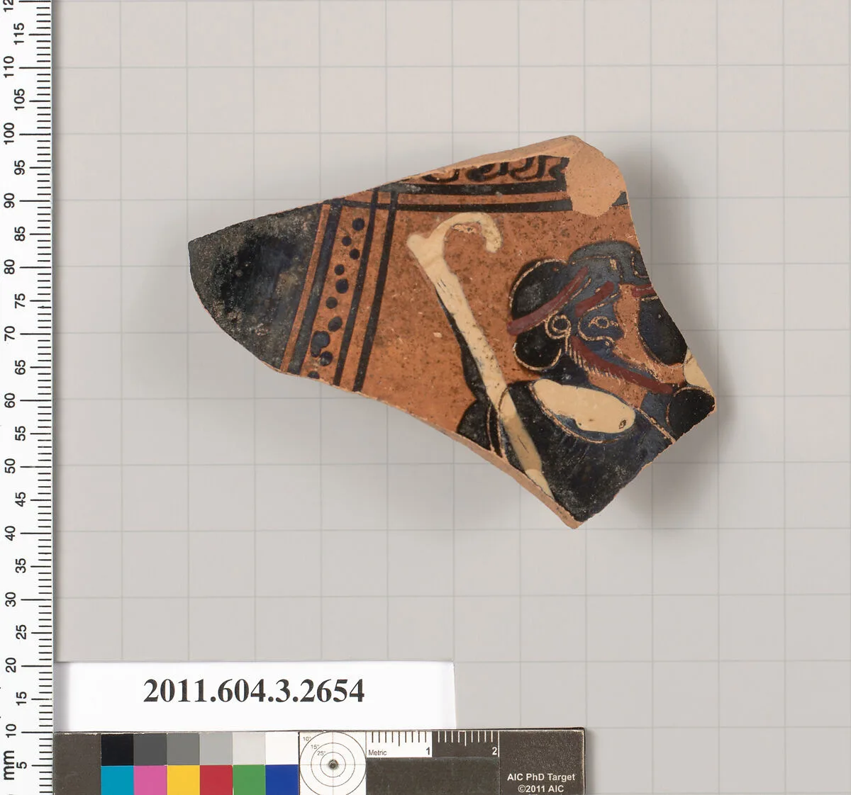 Terracotta fragment of an olpe (jug) — Unknown