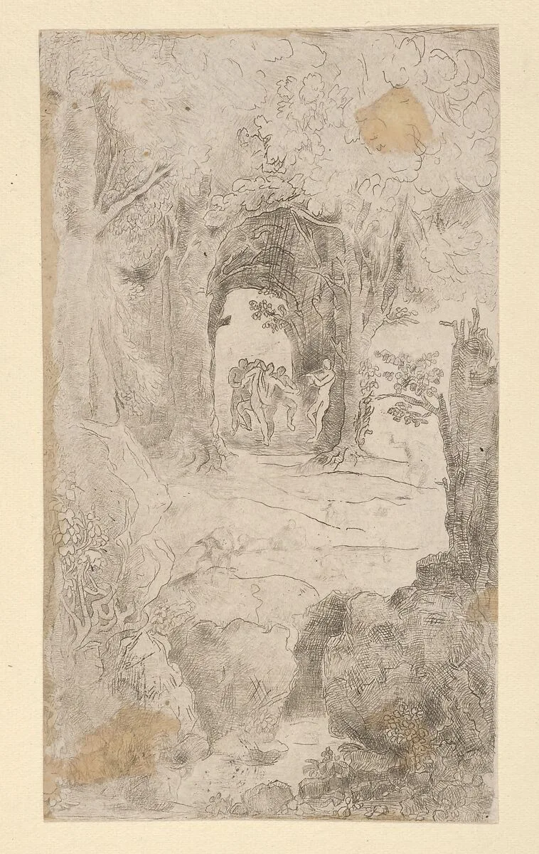 Faunes Dansant (Dancing Fauns) — Rodolphe Bresdin