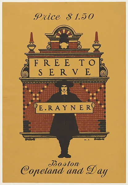 Free to Serve: A Tale of Colonial New York — Maxfield Parrish|Copeland and Day|G. H. Walker & Co. Lithography