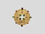 Circular brooch — Ed Wiener