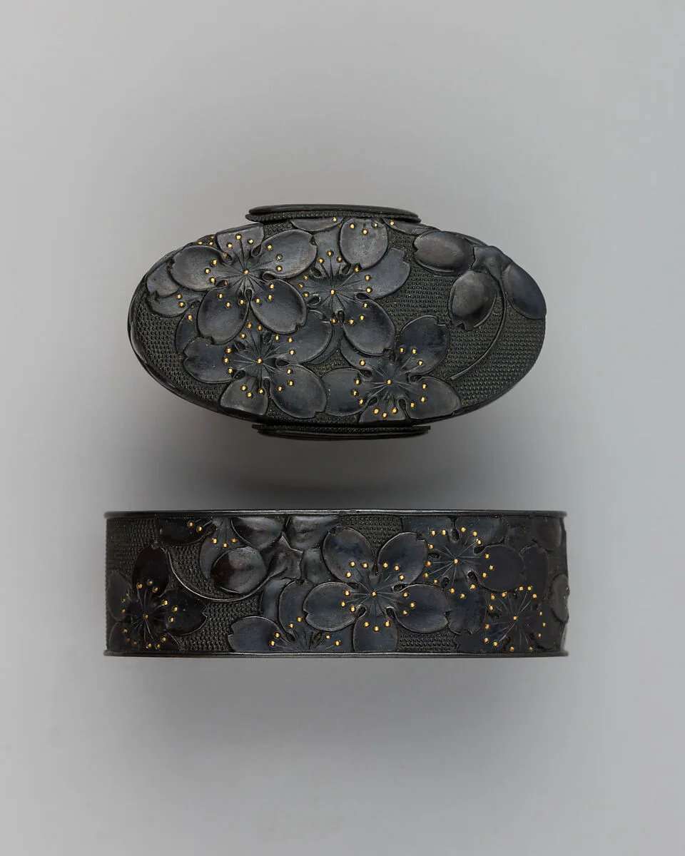 Sword-Hilt Collar and Pommel (Fuchigashira) — Unknown