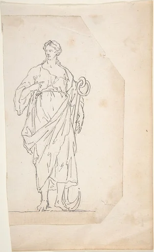 Female Figure with Anchor
