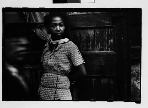 [Girl in French Quarter, New Orleans, Louisiana]