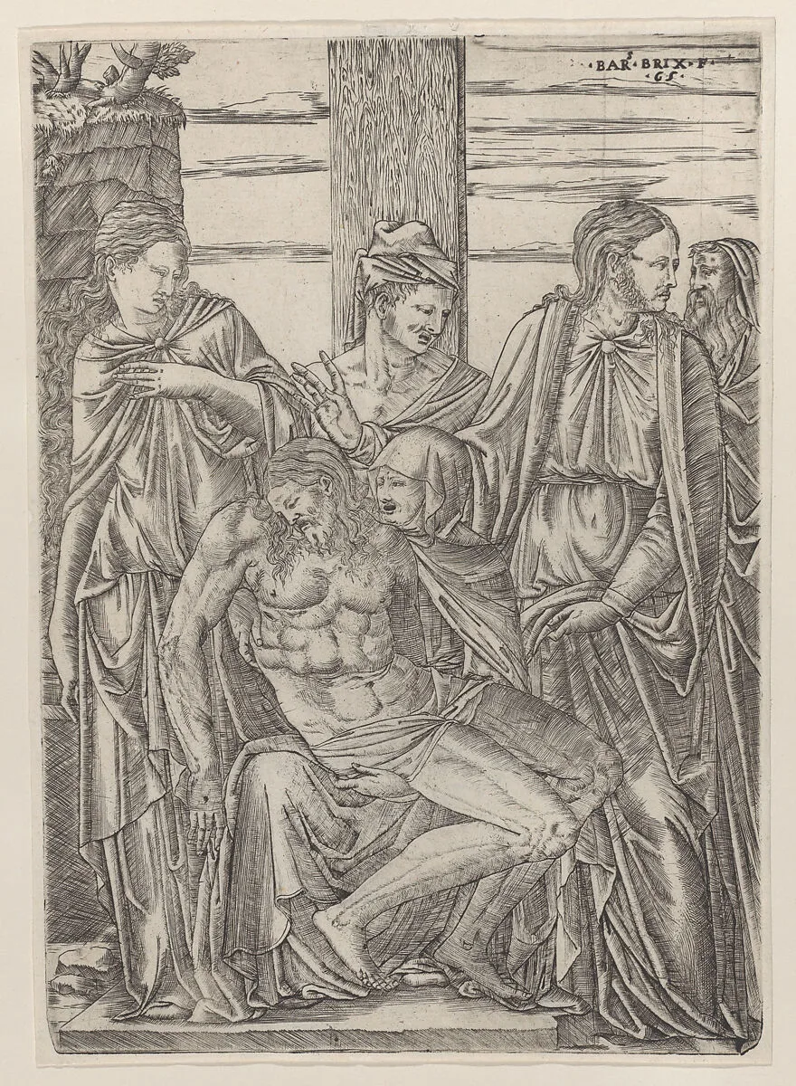 The descent from the cross — Bartolomeo da Brescia