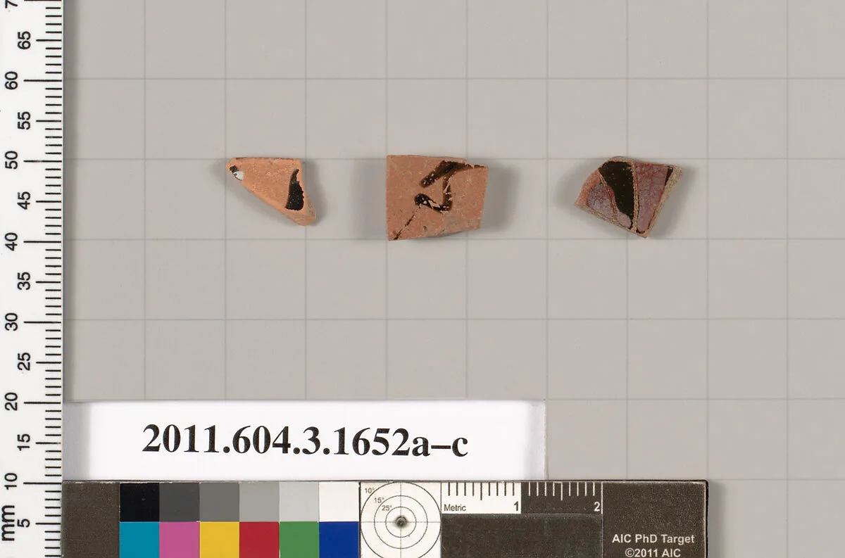 Terracotta fragments of kylikes: Band or lip cups (drinking cups) — Unknown