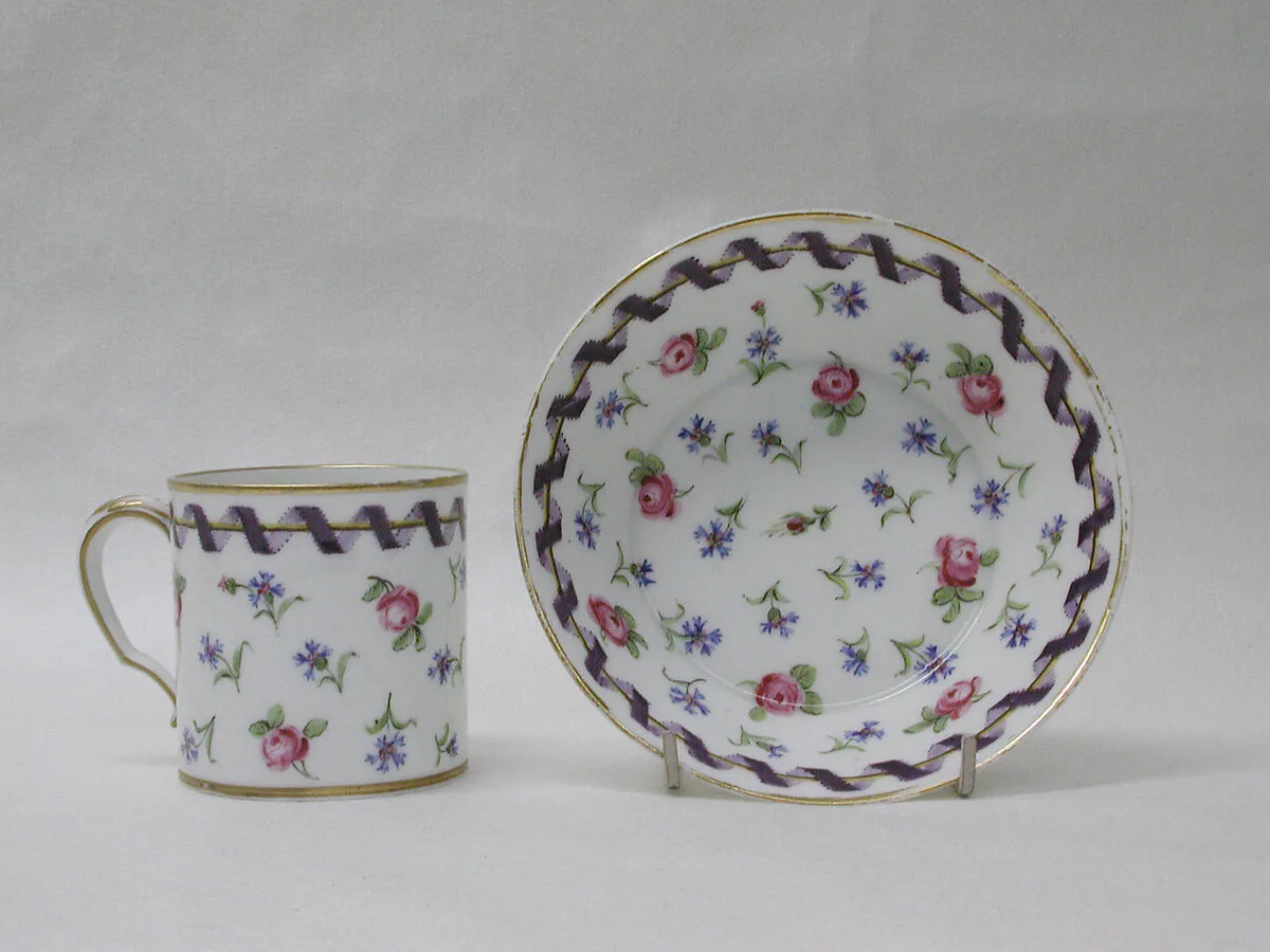 Cup and saucer (gobelet litron et soucoupe) — Sèvres Manufactory