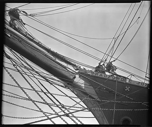 [Ship's Prow and Rigging, New Bedford, Massachusetts]