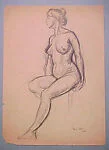Seated Female Nude in Matisse's Studio