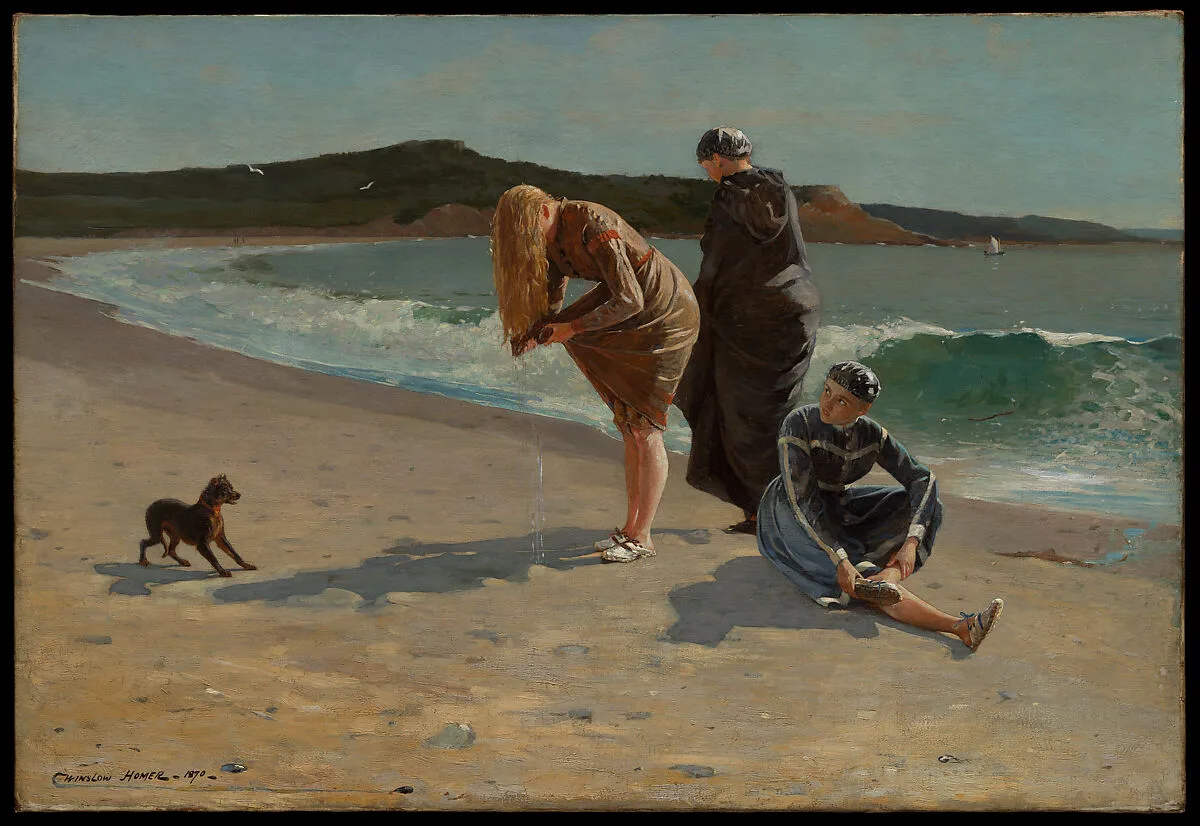 Eagle Head, Manchester, Massachusetts (High Tide) — Winslow Homer