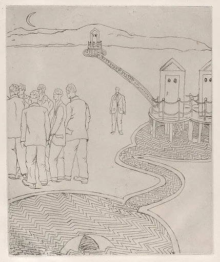 Mysterious Baths (Bagni misteriosi), from "23 Gravures"
