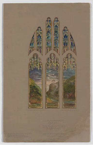 Suggestion for Window; All Saints Church, Atlanta, Georgia — Louis C. Tiffany|Tiffany Studios