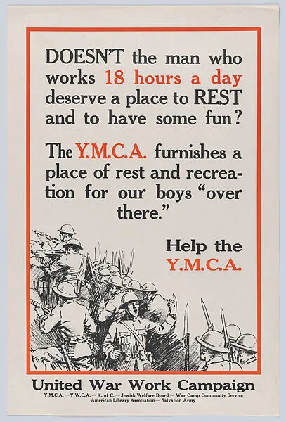 Help the Y.M.C.A. — Anonymous