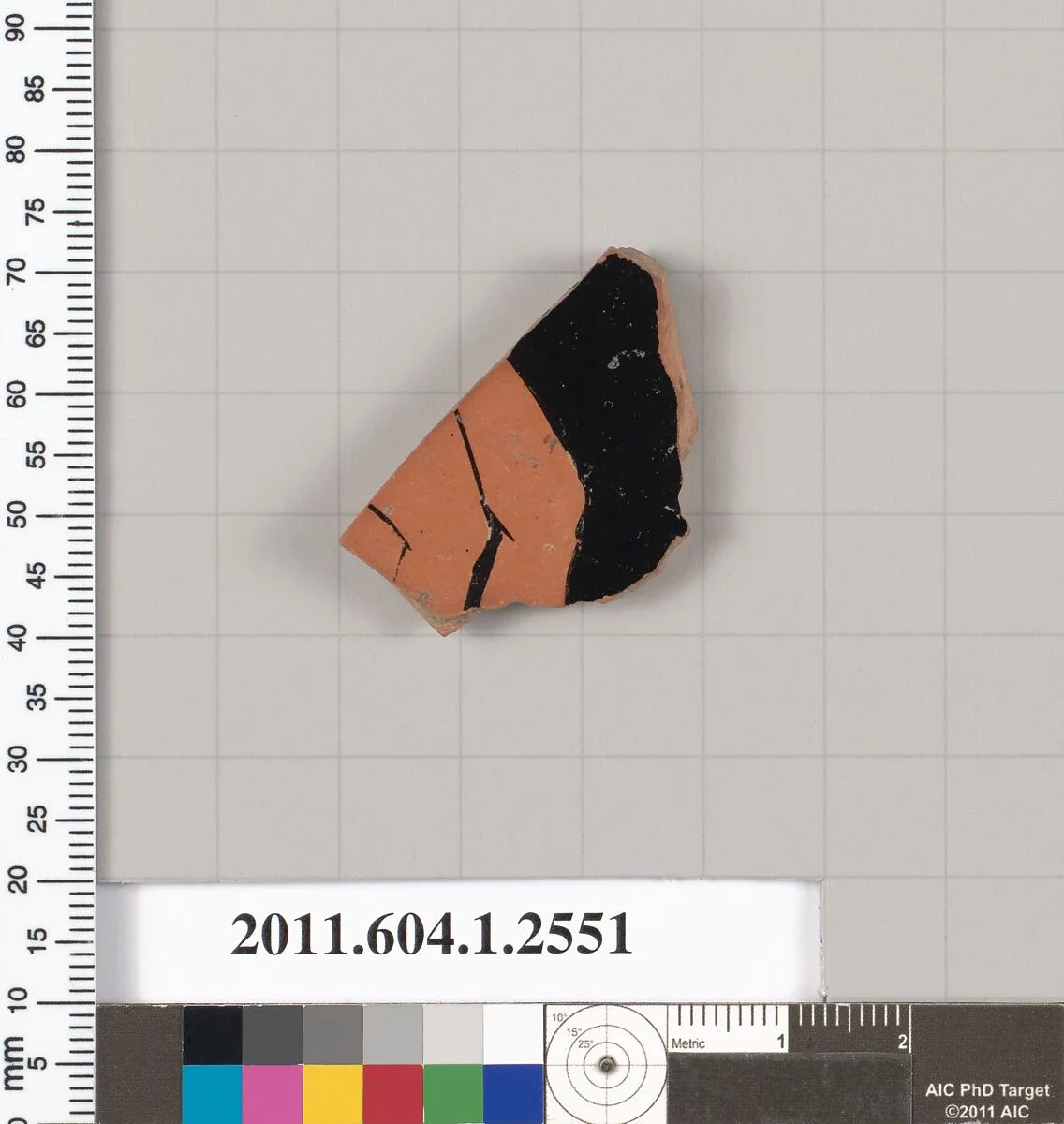 Terracotta fragment of a kylix (drinking cup) — Unknown