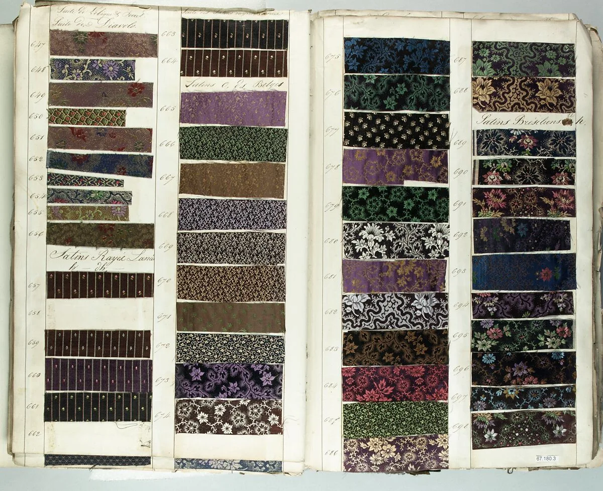 Textile Sample Book — Unknown