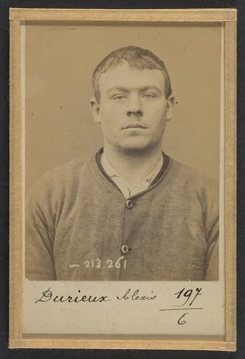 Durieux. Aléxis, Alberic. 20 ans, né le 28/2/74 à Stains (Seine). Verrier. Vol. 24/1/94.