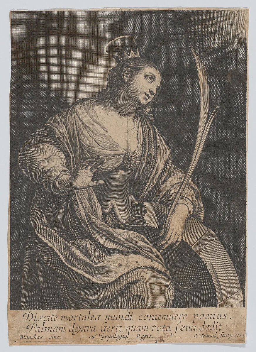 Saint Catherine of Alexandria — Charles David|Jacques Blanchard