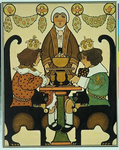 Frontispiece Design for "Peter Poodle, Toymaker to the King" — William Henry Bradley