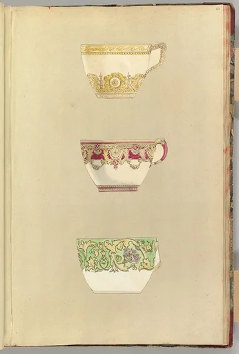 Three Designs for Decorated Cups