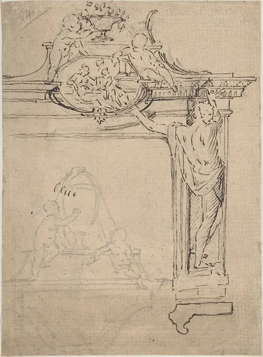 Framing Element with Figures (?)