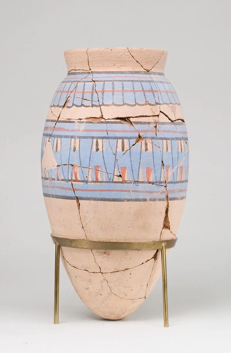 Blue-painted Jar from Malqata — Unknown